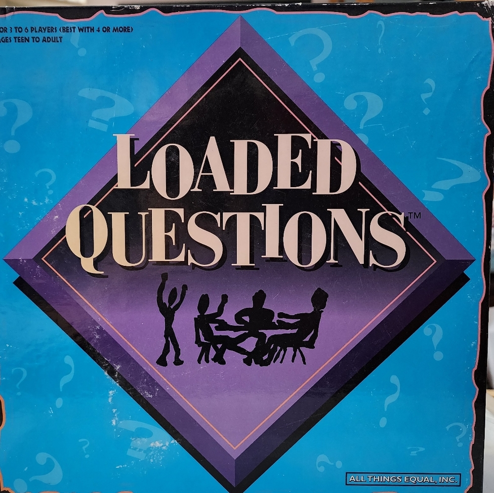 2003 LOADED QUESTIONS Expose Your Self Board Game Open Box BENIFITS CHARITY